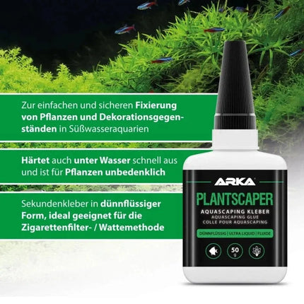 ARKA Plantscaper Dünnflüssig 50 g | Sekundenkleber AquaLifeScape