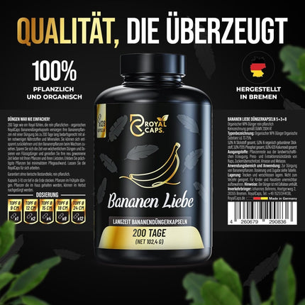 Bananen Liebe – 200 Tage Bio-Dünger für Bananenpflanzen AquaLifeScape