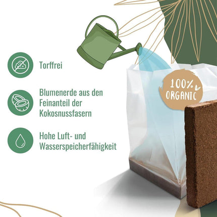 BioGro® Kokoserde gepresst im Quellbeutel 3L - AquaLifeScape