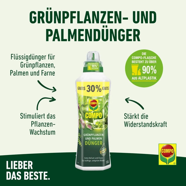 COMPO Grünpflanzendünger und Palmendünger AquaLifeScape
