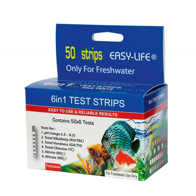 Easy - Life 6in1 Teststrips - AquaLifeScape