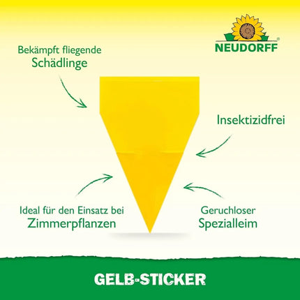Neudorff Gelbsticker gegen kleine fliegende Schädlinge wie Trauermücken - AquaLifeScape