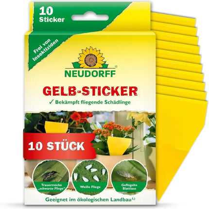 Neudorff Gelbsticker gegen kleine fliegende Schädlinge wie Trauermücken - AquaLifeScape