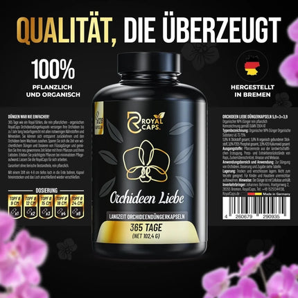 Orchideen Liebe – 365 Tage Bio-Dünger für Orchideen AquaLifeScape