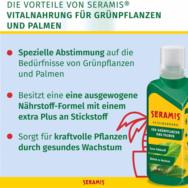 Seramis Vitalnahrung für Grünpflanzen und Palmen AquaLifeScape