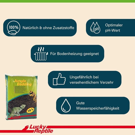 Tropen - Terrarienerde – Nährstoffarmer Bodengrund für Terrarienpflanzen (10 L) - AquaLifeScape