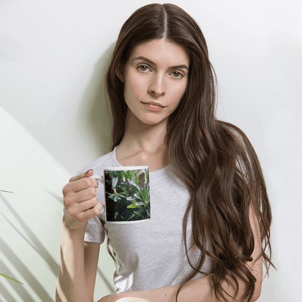 Weiße, glänzende Tasse AquaLifeScape