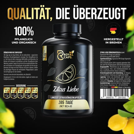 Zitrus Liebe – 365 Tage Bio-Dünger für Zitruspflanzen AquaLifeScape